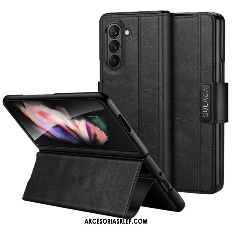 Case Samsung Galaxy Z Fold 6 Etui Na Telefon Sztuczna Skóra Sulada