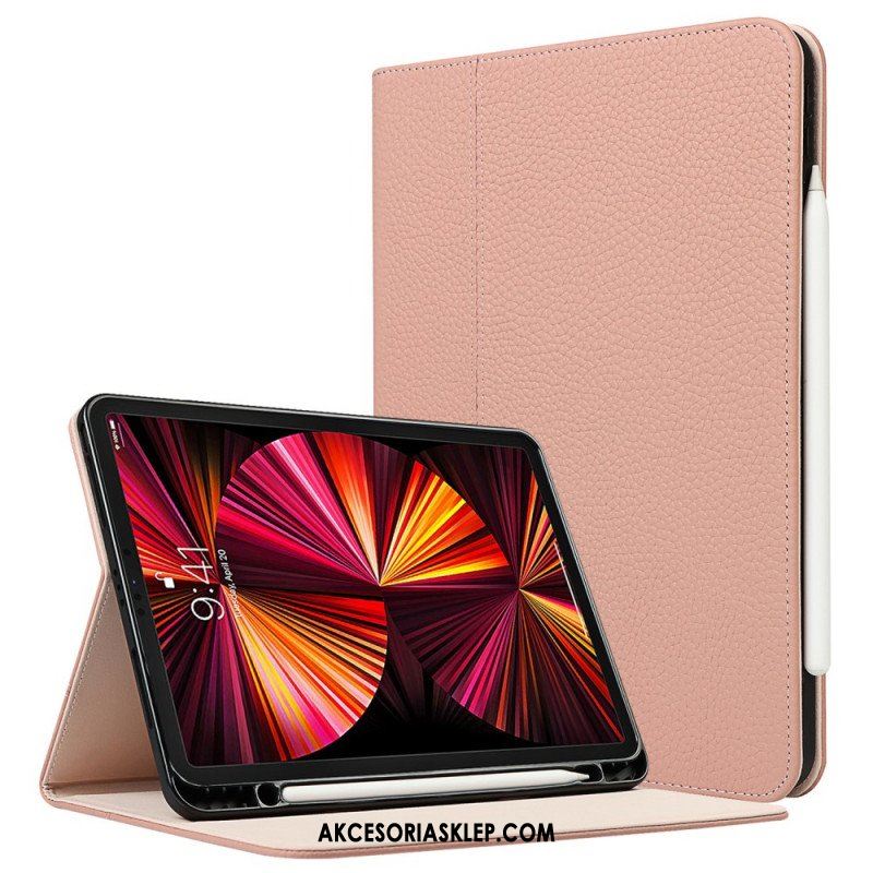 Case do iPad Pro 11" (2022) Prawdziwa Skóra Litchi