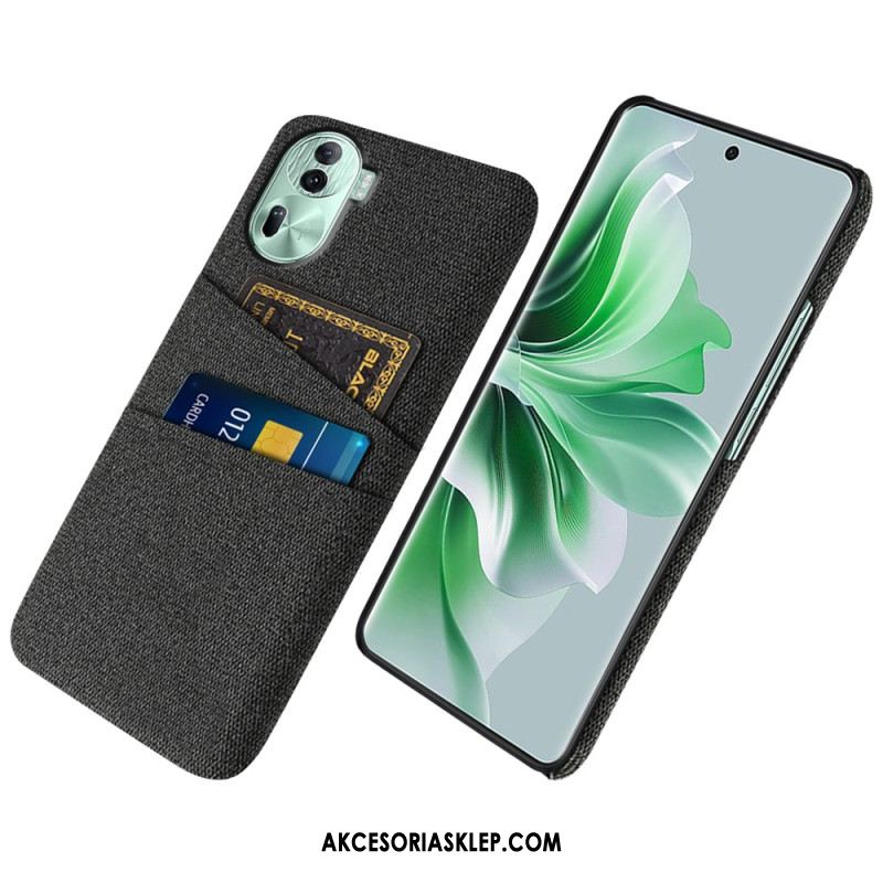 Etui Do Oppo Reno 11 Pro 5g Etui Na Karty Materiałowe