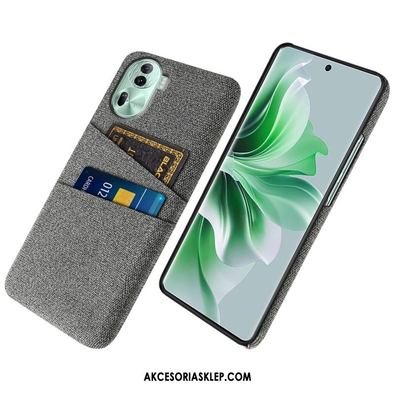 Etui Do Oppo Reno 11 Pro 5g Etui Na Karty Materiałowe