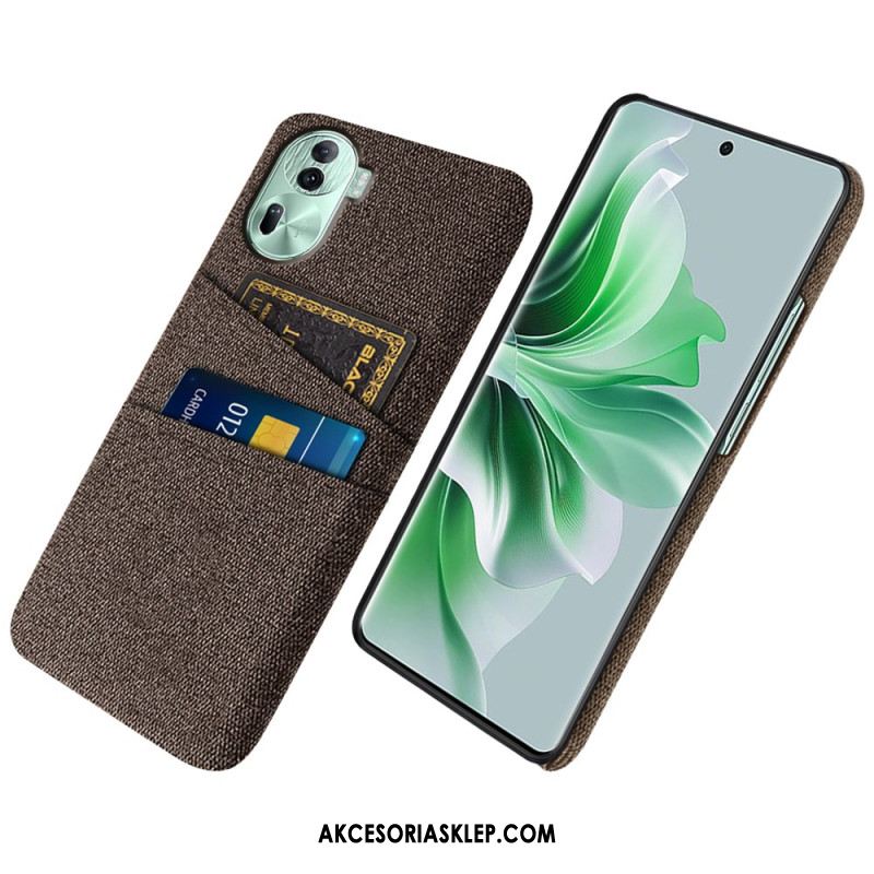 Etui Do Oppo Reno 11 Pro 5g Etui Na Karty Materiałowe