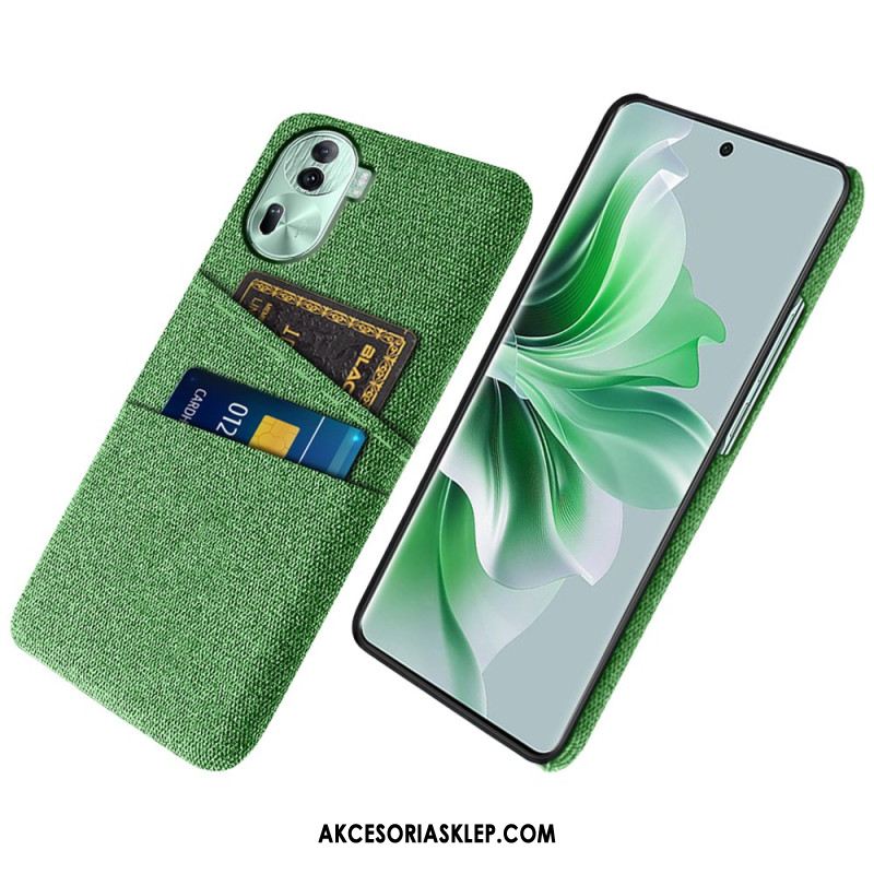 Etui Do Oppo Reno 11 Pro 5g Etui Na Karty Materiałowe