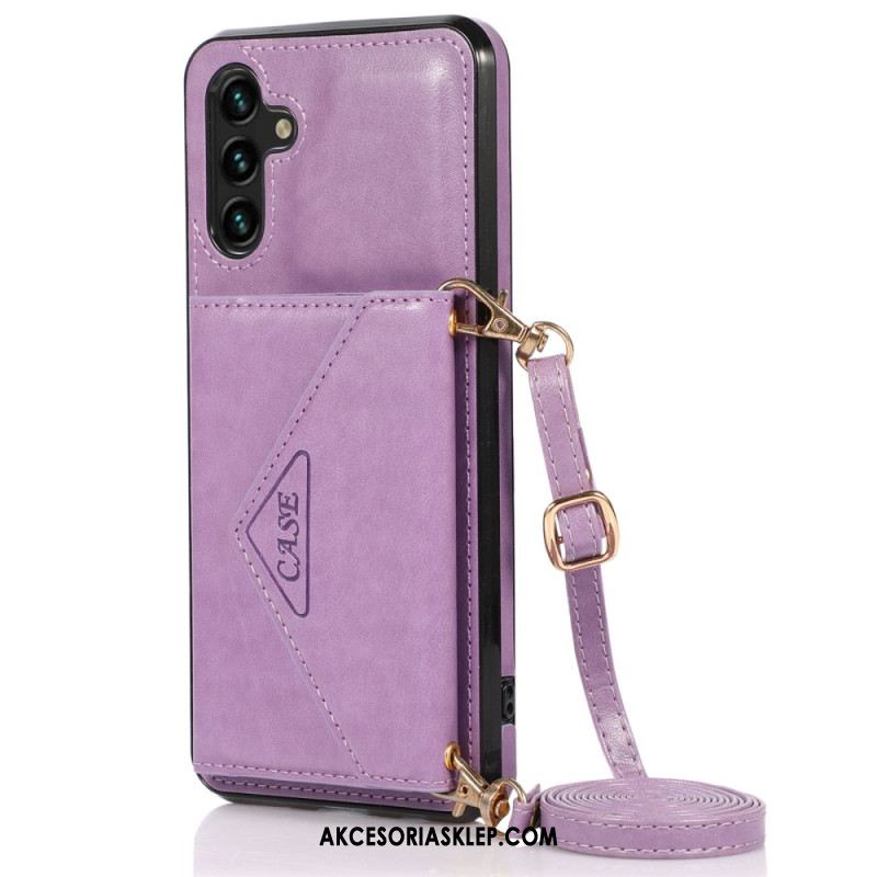 Etui Do Samsung Galaxy A15 5g Etui Na Karty I Pasek Na Ramię