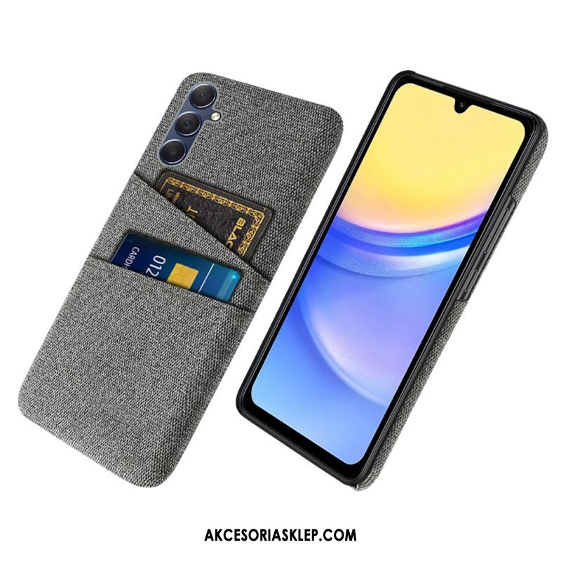 Etui Do Samsung Galaxy A15 5g Materiałowe Etui Na Karty