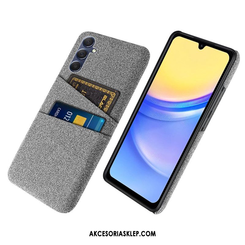 Etui Do Samsung Galaxy A15 5g Materiałowe Etui Na Karty