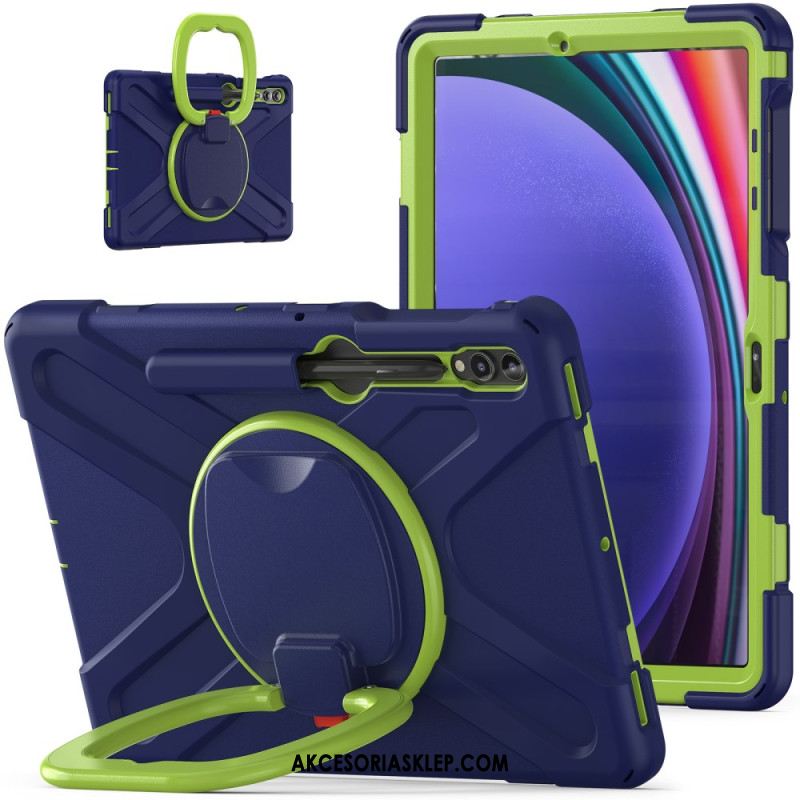 Etui Do Samsung Galaxy Tab S9 Fe Plus Wielofunkcyjny Obrotowy Wspornik I Uchwyt