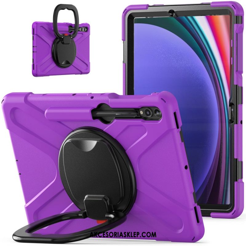 Etui Do Samsung Galaxy Tab S9 Fe Plus Wielofunkcyjny Obrotowy Wspornik I Uchwyt