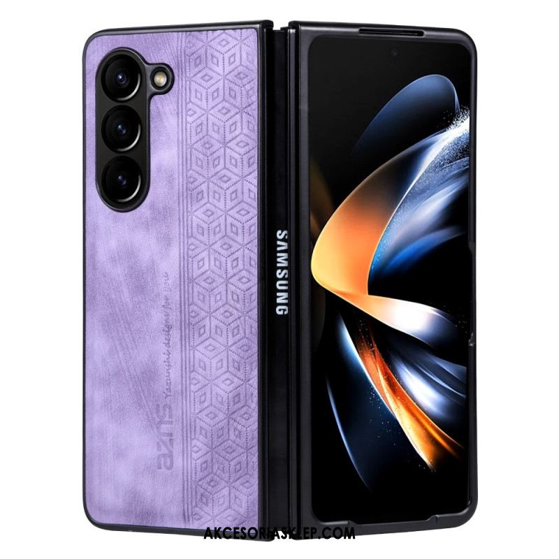 Etui Do Samsung Galaxy Z Fold 5 Sztuczna Skóra Azns