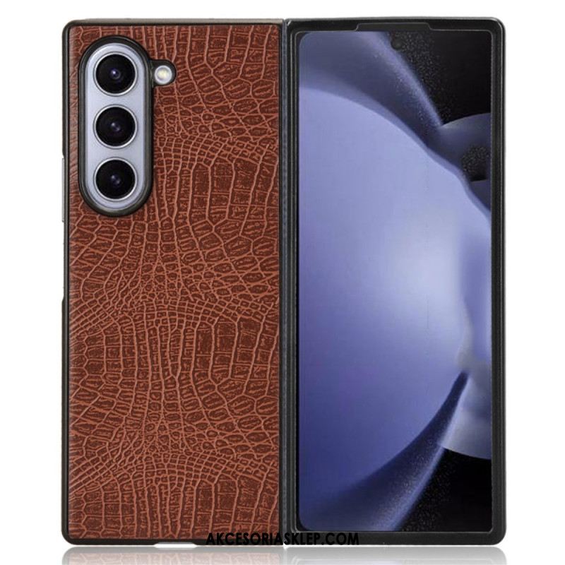 Etui Do Samsung Galaxy Z Fold 6 Efekt Skóry