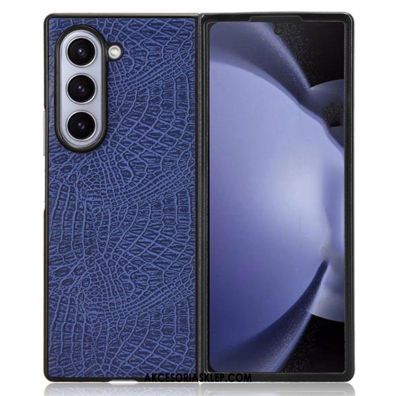 Etui Do Samsung Galaxy Z Fold 6 Efekt Skóry