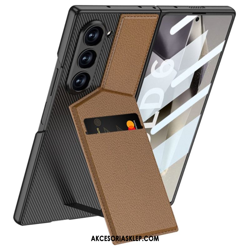 Etui Do Samsung Galaxy Z Fold 6 Posiadacz Karty Wsparcia Gkk