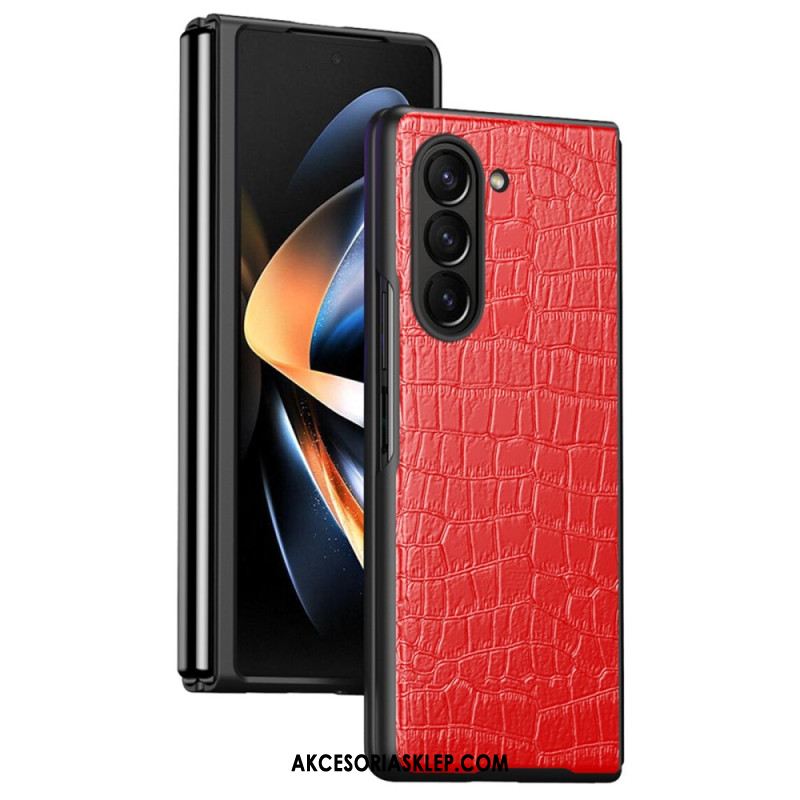 Etui Do Samsung Galaxy Z Fold 6 Styl Krokodyla