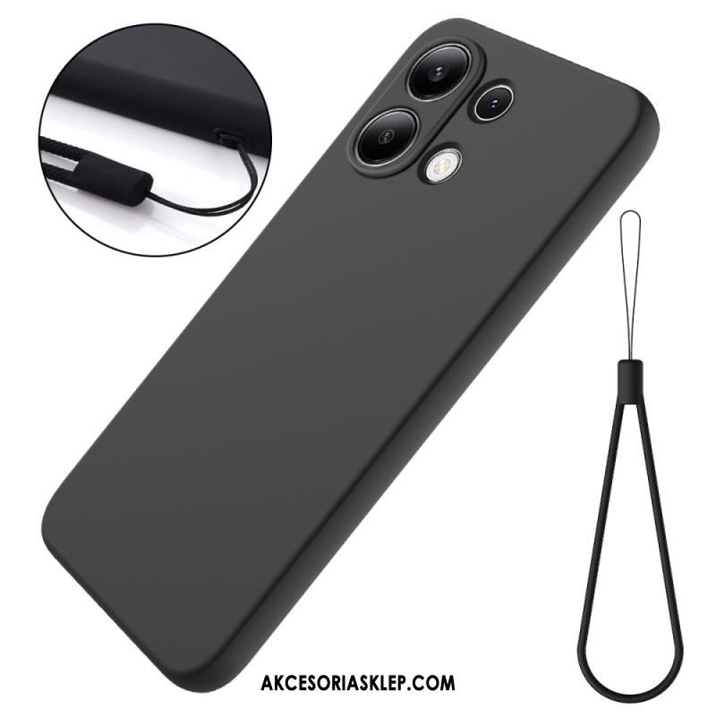 Etui Do Xiaomi Redmi Note 13 4g Pasek Z Płynnego Silikonu