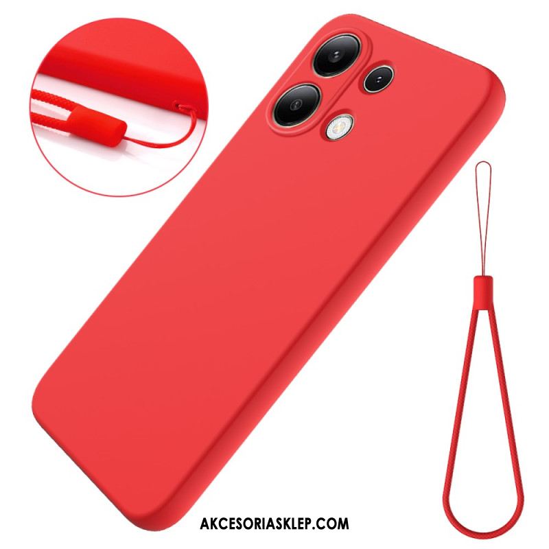 Etui Do Xiaomi Redmi Note 13 4g Pasek Z Płynnego Silikonu