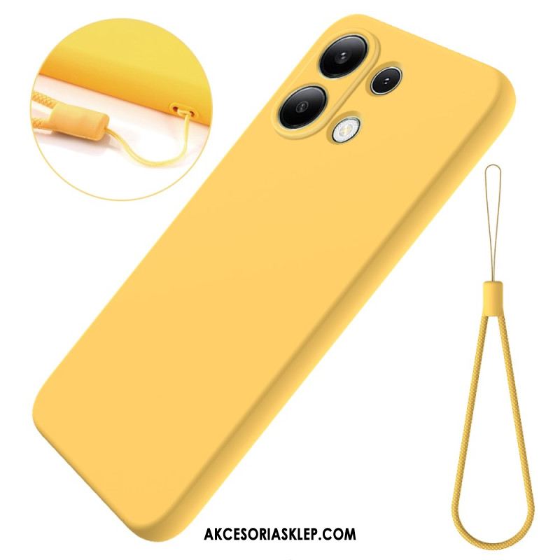 Etui Do Xiaomi Redmi Note 13 4g Pasek Z Płynnego Silikonu