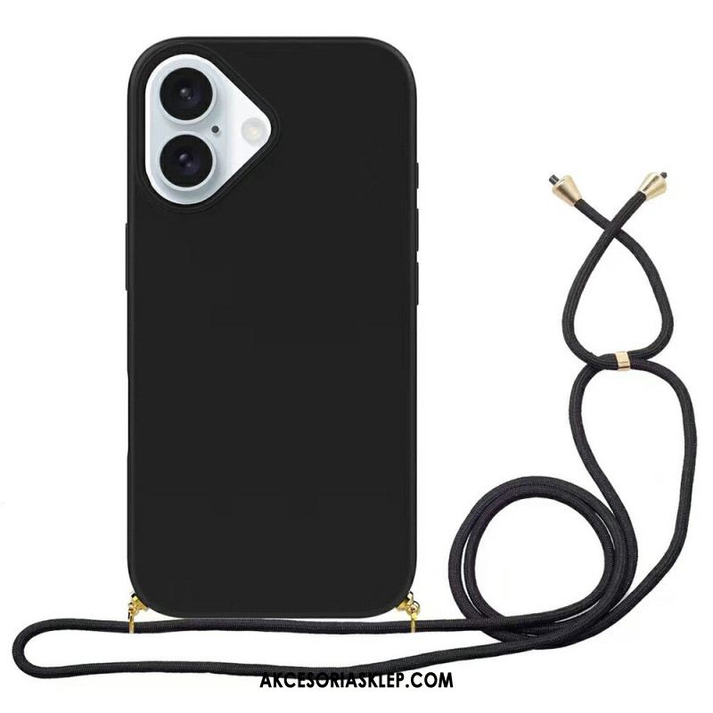 Etui Do iPhone 16 Plus Kordonowa Słoma Pszenna