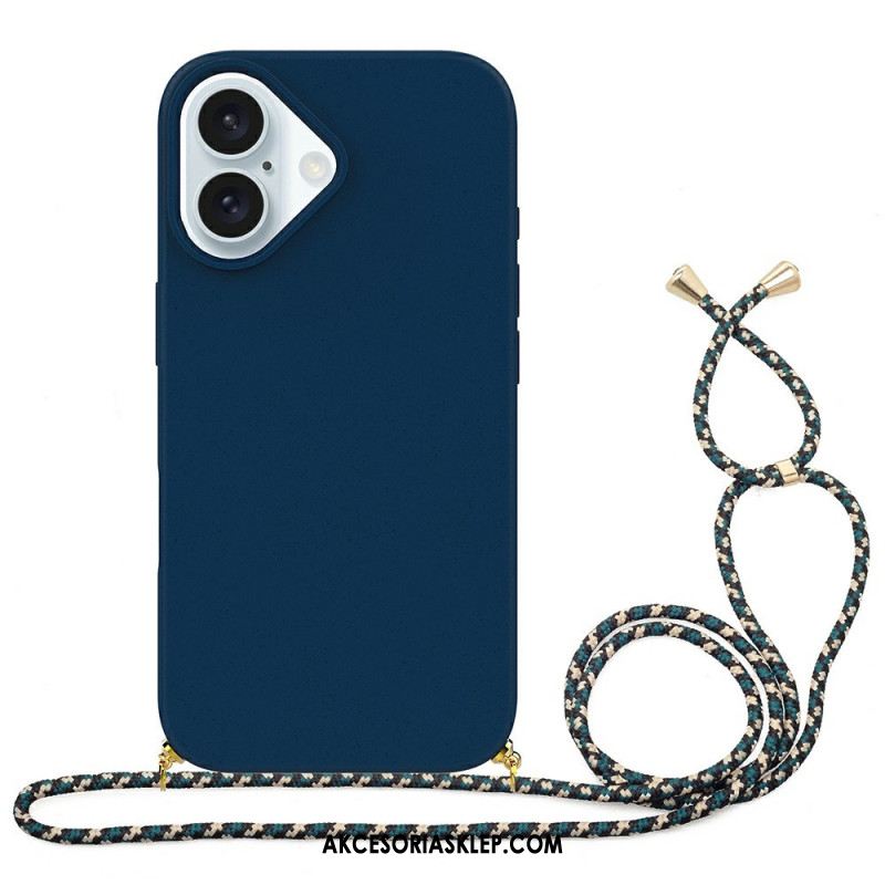 Etui Do iPhone 16 Plus Kordonowa Słoma Pszenna