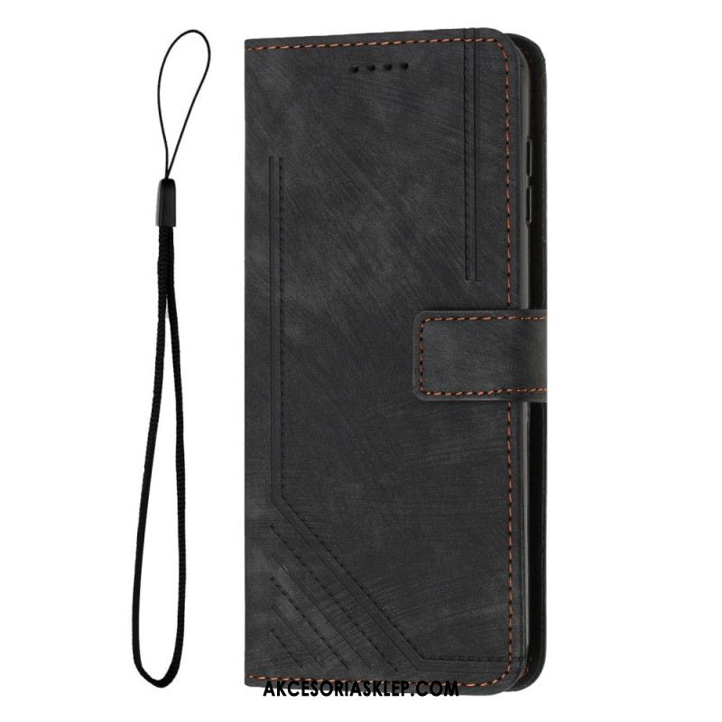 Etui Folio Do Google Pixel 8 Linie Paska