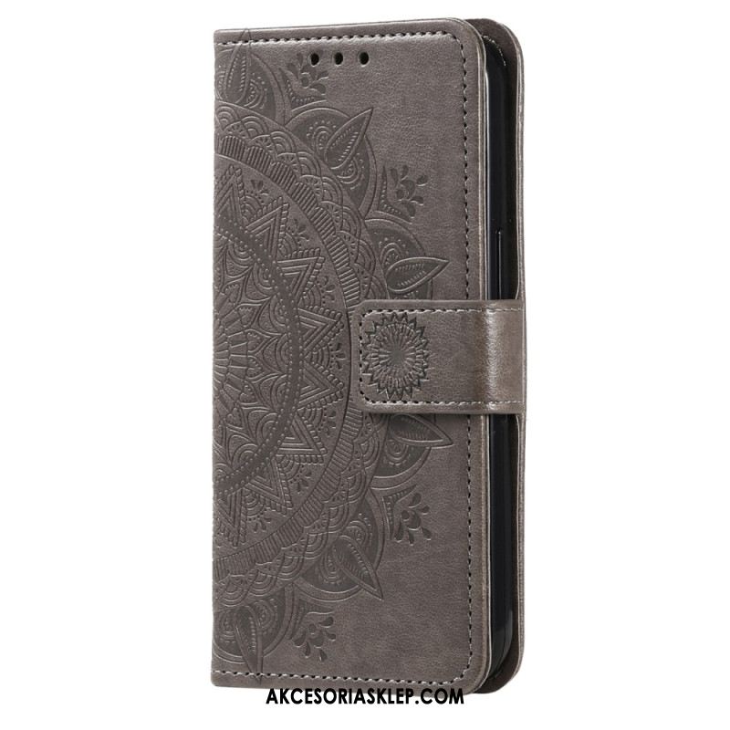 Etui Folio Do Google Pixel 8 Mandala Z Paskiem