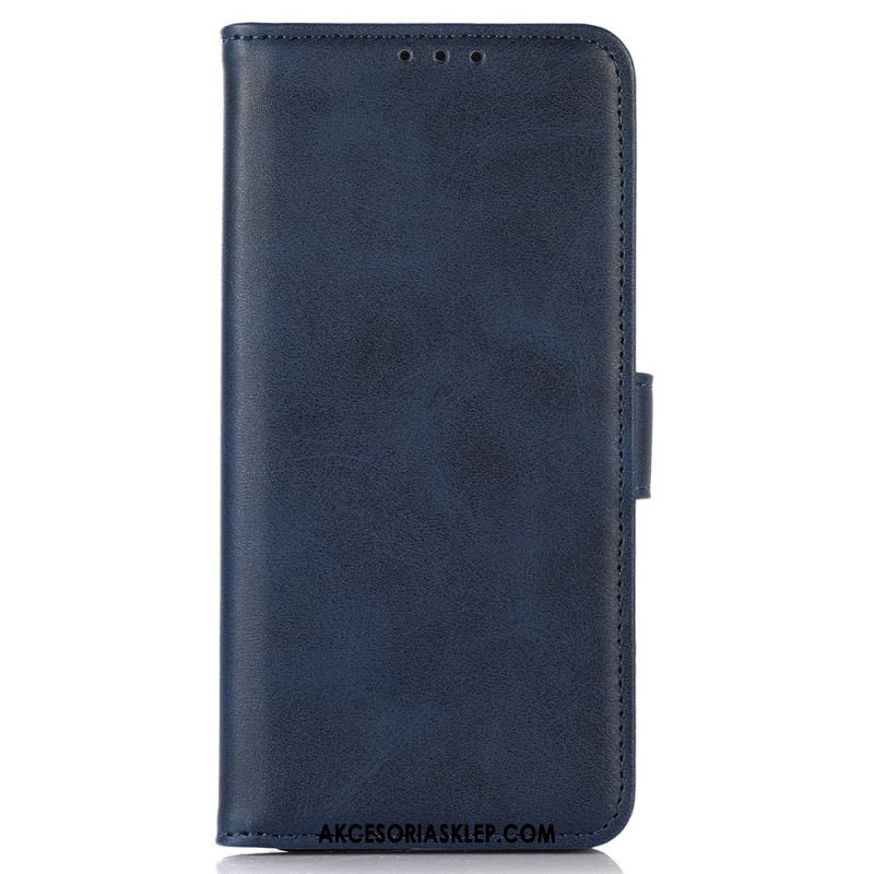 Etui Folio Do Google Pixel 8 Pro Klasyczny Efekt Skóry