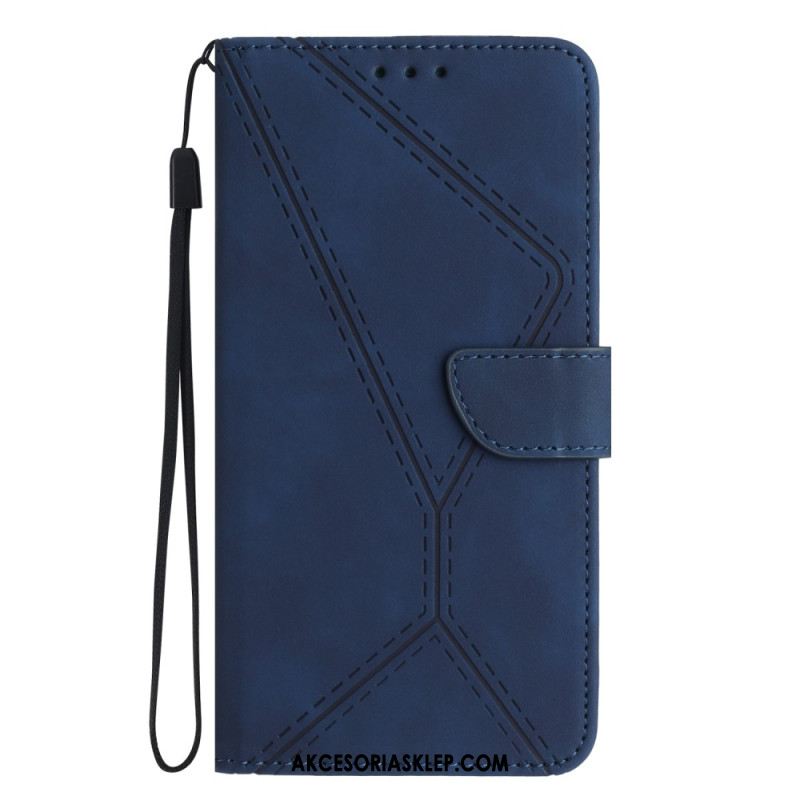 Etui Folio Do Google Pixel 8 Pro Linie I Kropki W Paski