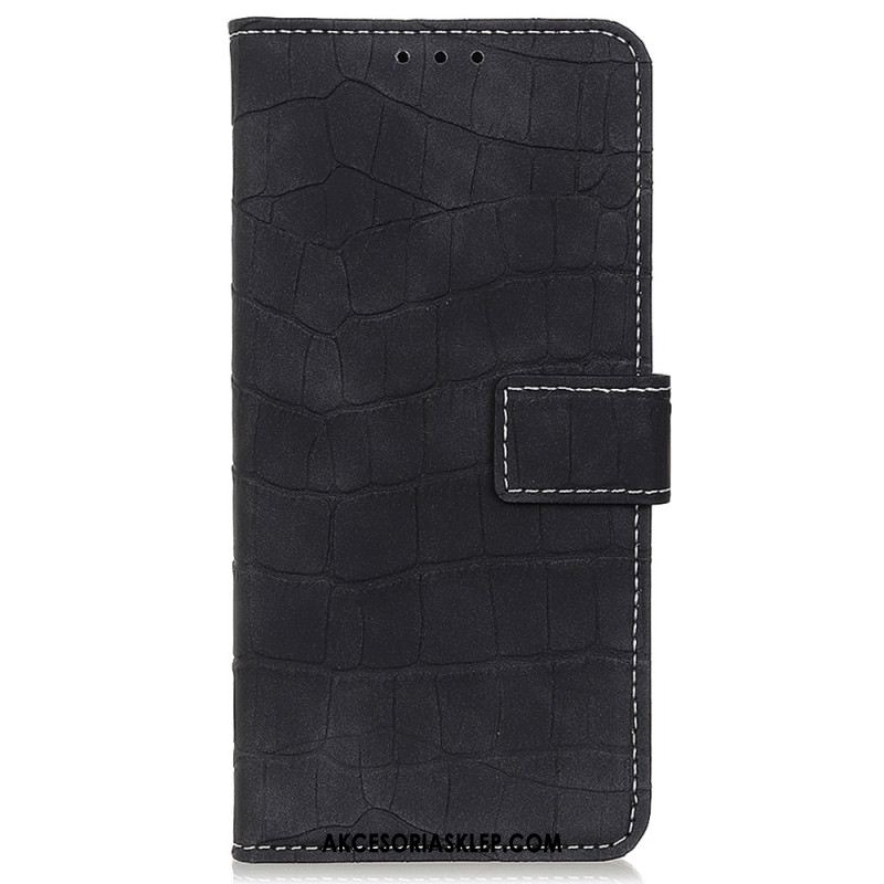 Etui Folio Do Google Pixel 8a Tekstura Krokodyla