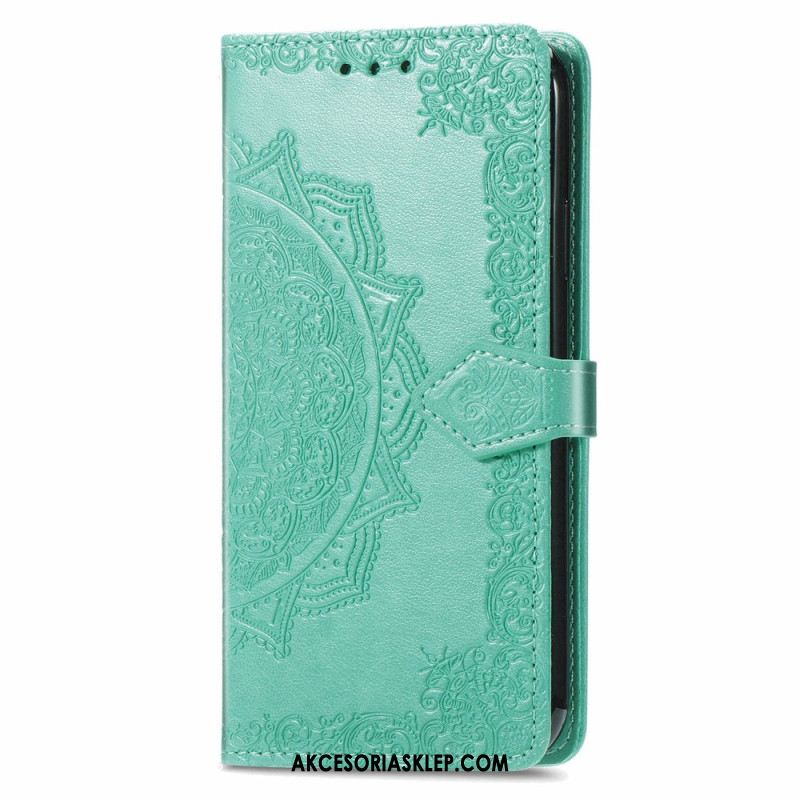 Etui Folio Do Google Pixel 9 Pro Xl Barokowa Mandala Z Paskiem