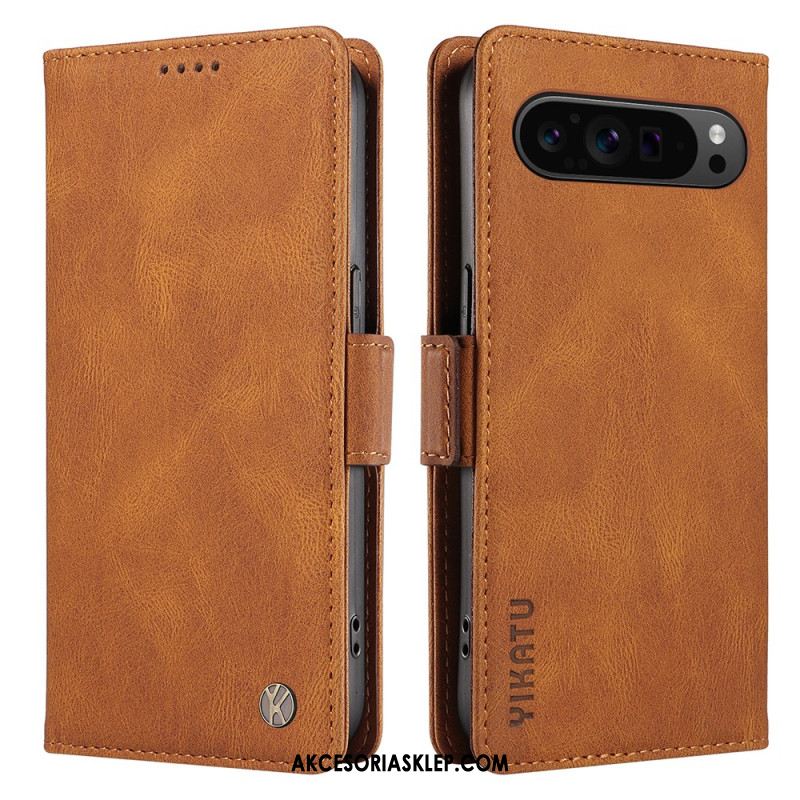 Etui Folio Do Google Pixel 9 Pro Xl Vintage Yikatu