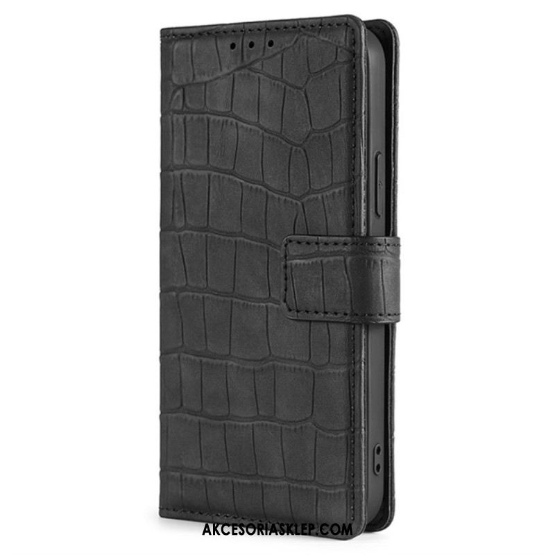 Etui Folio Do Huawei Nova 12i Tekstura Krokodyla