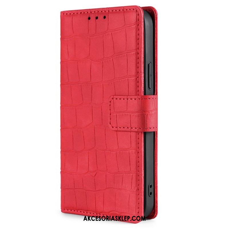 Etui Folio Do Huawei Nova 12i Tekstura Krokodyla