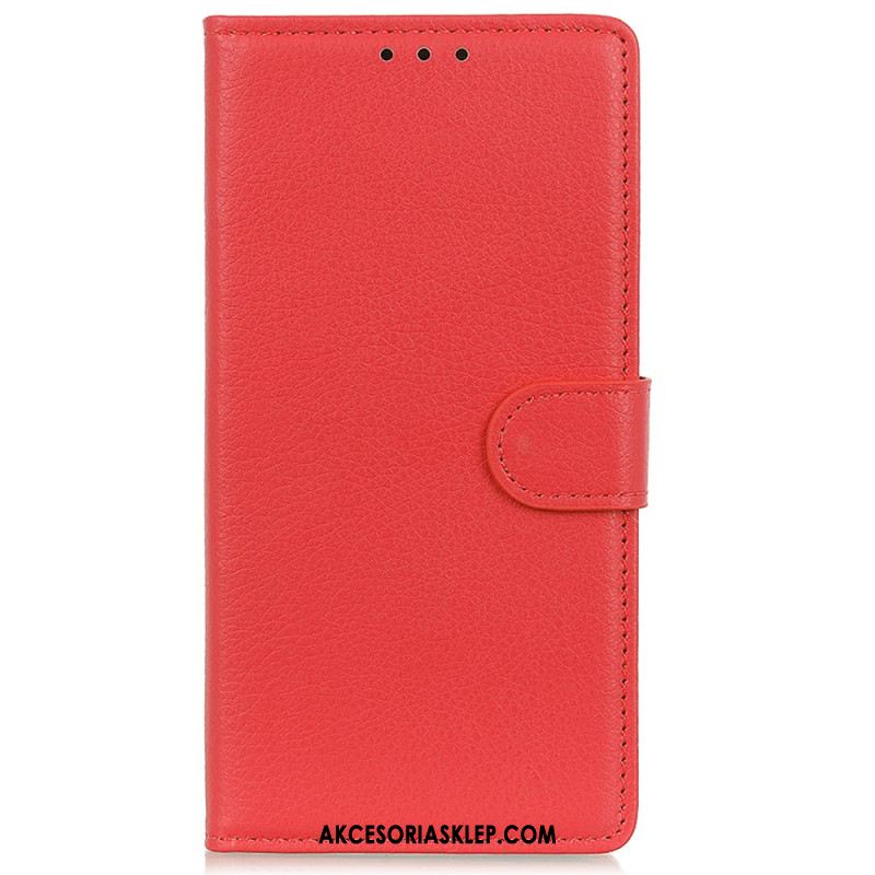 Etui Folio Do Oppo Reno 11 5g Tradycyjna Sztuczna Skóra