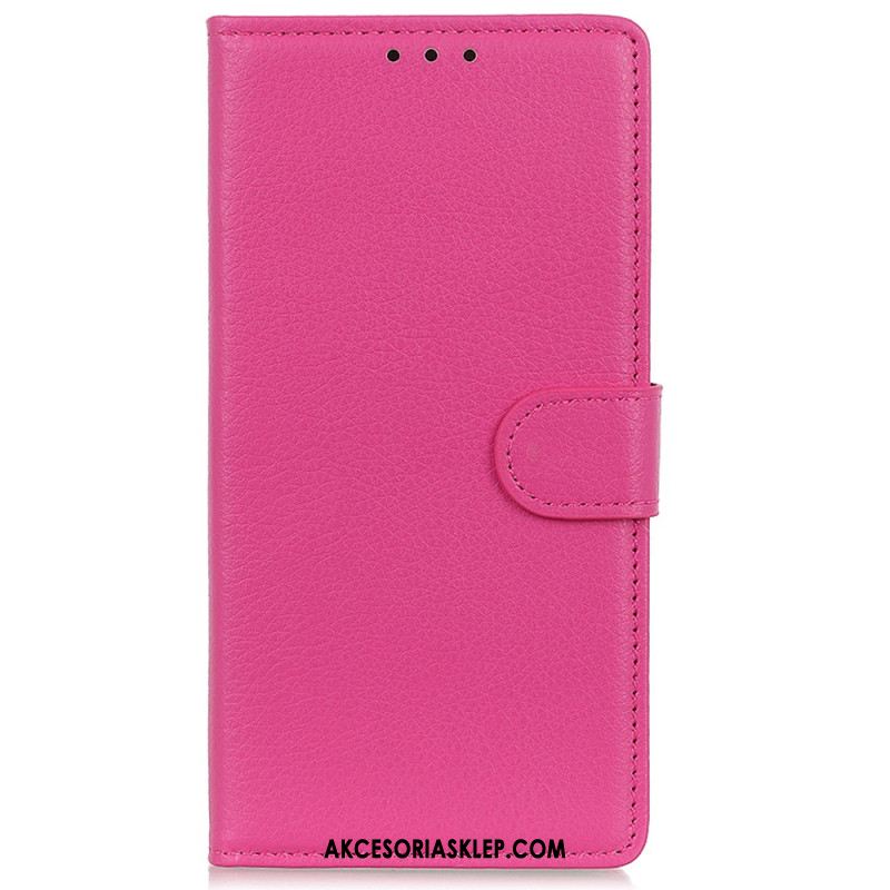 Etui Folio Do Oppo Reno 11 5g Tradycyjna Sztuczna Skóra