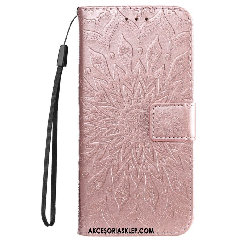 Etui Folio Do Oppo Reno 12 5g Mandala Z Paskiem