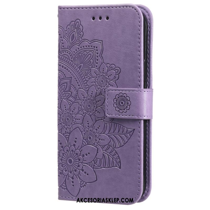 Etui Folio Do Oppo Reno 12 5g Nadruk Mandali Z Paskiem