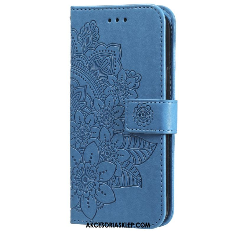 Etui Folio Do Oppo Reno 12 5g Nadruk Mandali Z Paskiem