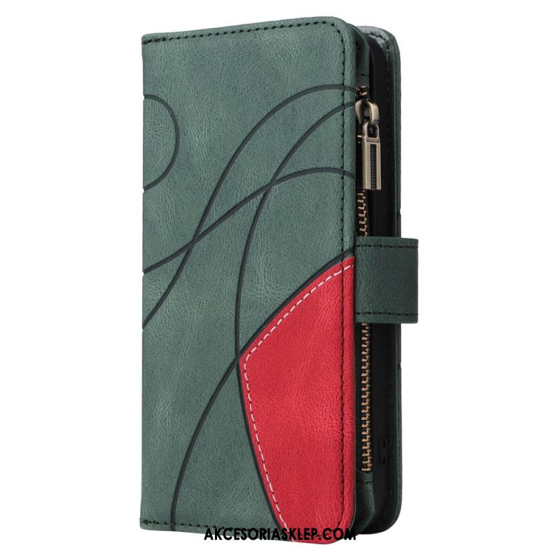 Etui Folio Do Oppo Reno 12 5g Wielofunkcyjny Dwukolorowy