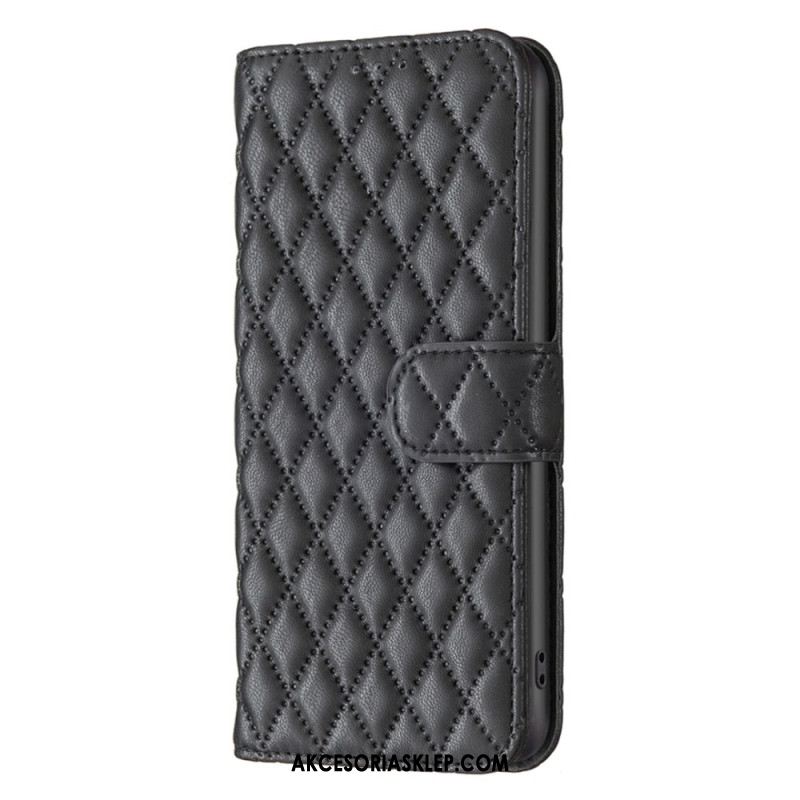 Etui Folio Do Oppo Reno 12f 5g Pikowana Binfen Kolor