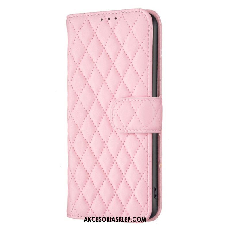 Etui Folio Do Oppo Reno 12f 5g Pikowana Binfen Kolor