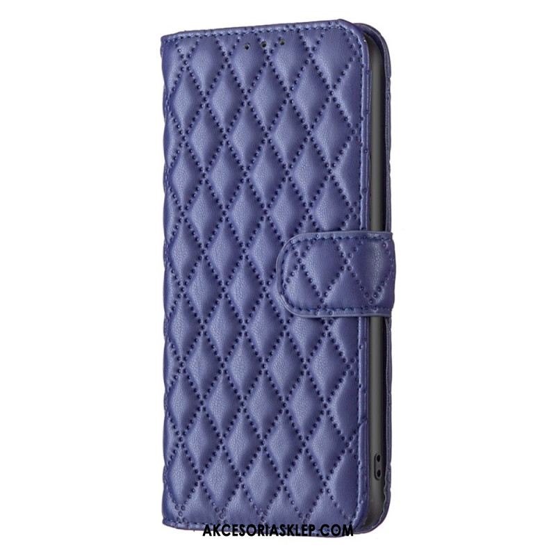 Etui Folio Do Oppo Reno 12f 5g Pikowana Binfen Kolor