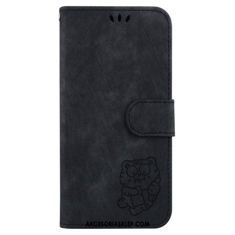 Etui Folio Do Oppo Reno 12f 5g Wzór Tygrysa