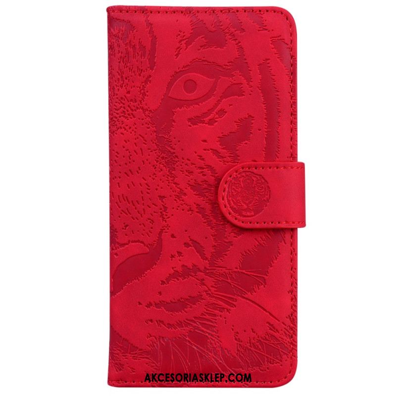 Etui Folio Do Oppo Reno 12f 5g Ślad Tygrysa