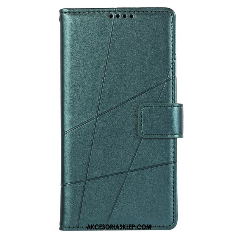 Etui Folio Do Realme 12 / 12x 5g Linie Pasków