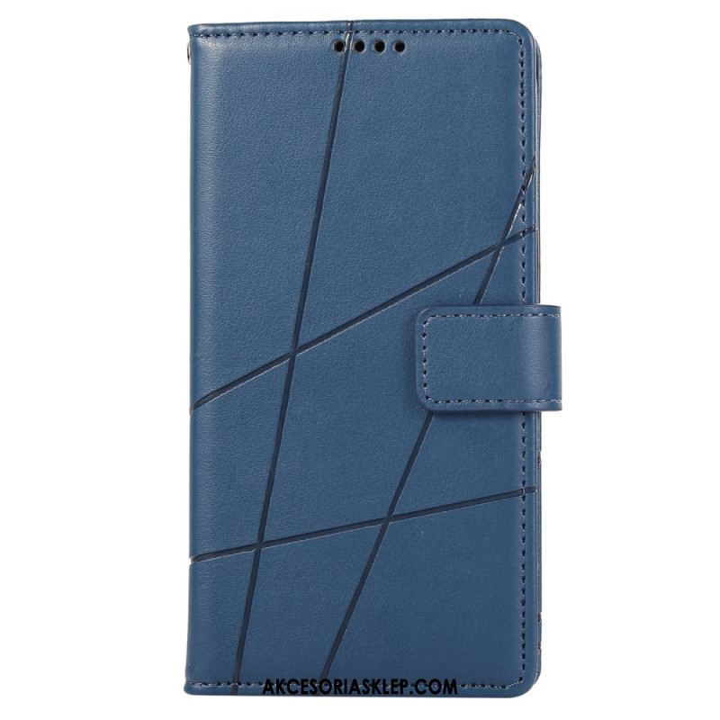 Etui Folio Do Realme 12 / 12x 5g Linie Pasków