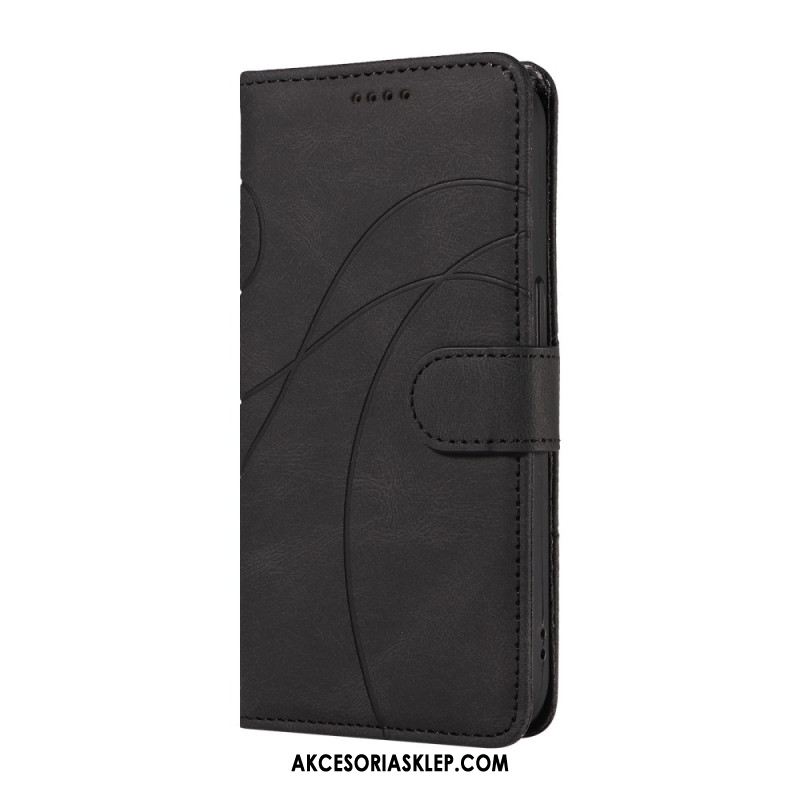 Etui Folio Do Samsung Galaxy A15 5g Faliste Linie