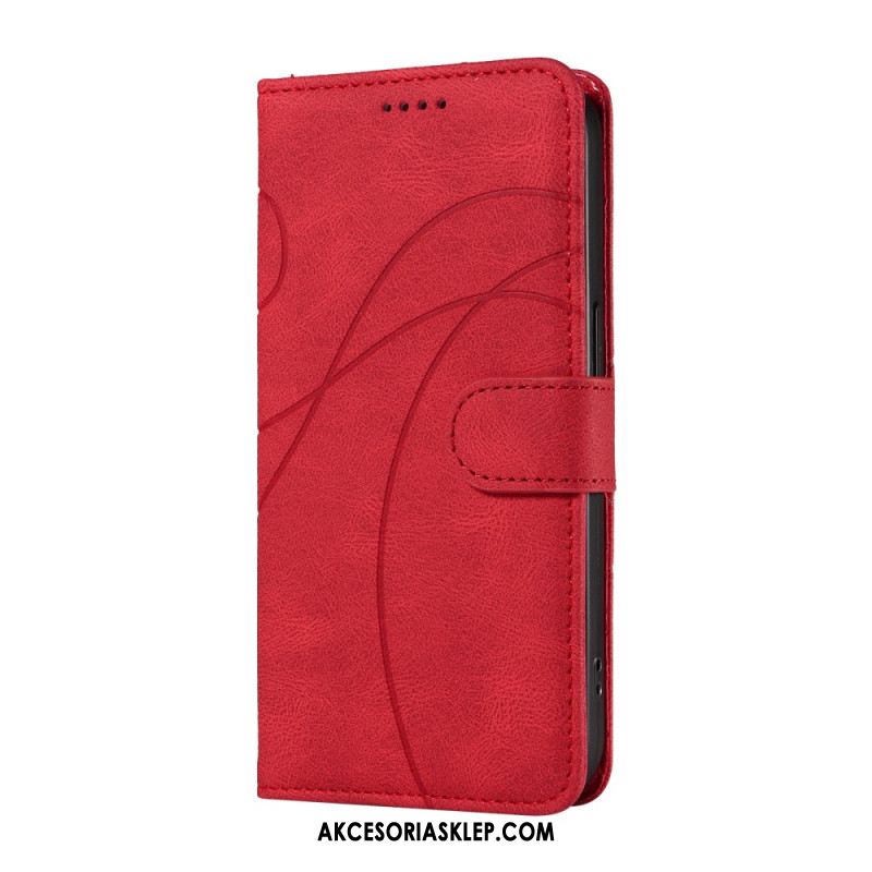 Etui Folio Do Samsung Galaxy A15 5g Faliste Linie