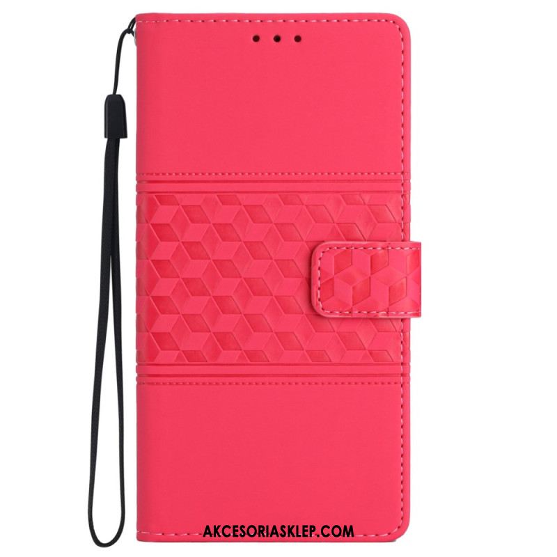 Etui Folio Do Samsung Galaxy A15 5g Fryz Z Paskiem