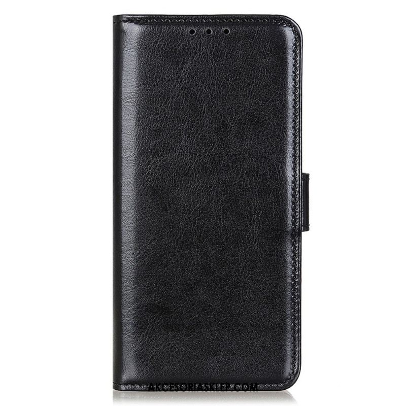 Etui Folio Do Samsung Galaxy A15 Imitacja Skóry Lakierowanej