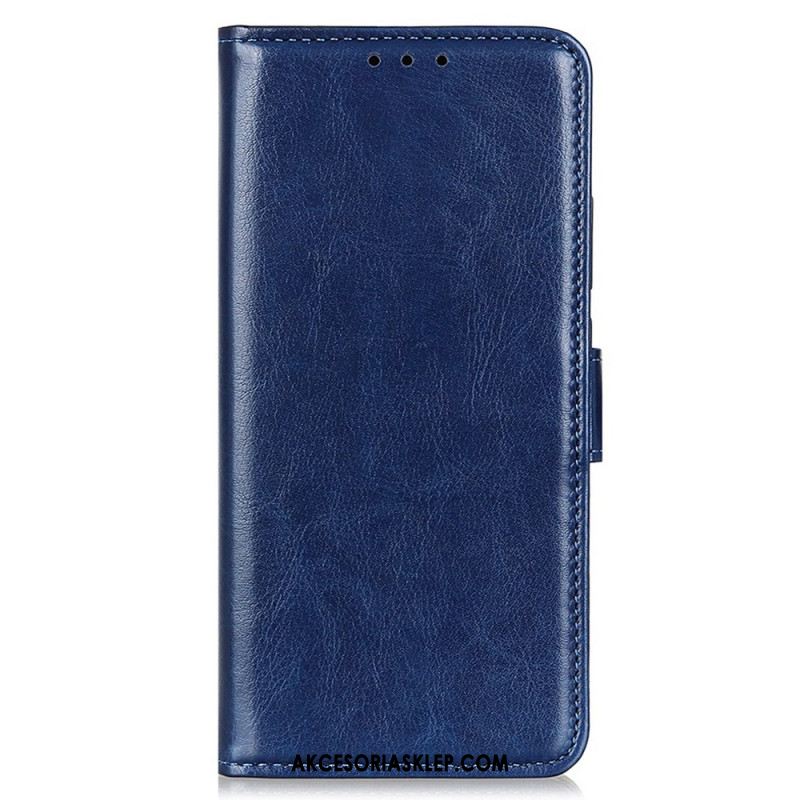 Etui Folio Do Samsung Galaxy A15 Imitacja Skóry Lakierowanej