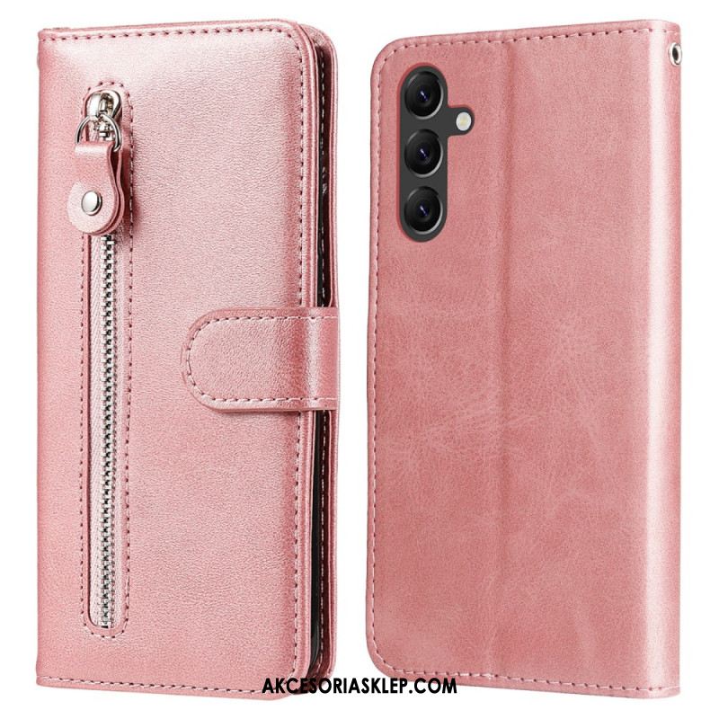 Etui Folio Do Samsung Galaxy A15 Przednia Portmonetka