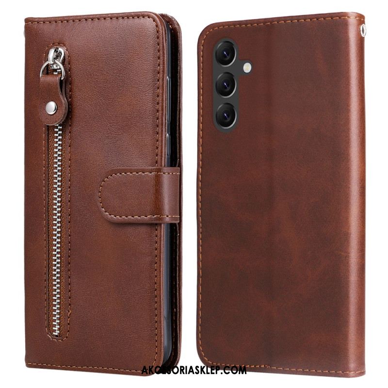 Etui Folio Do Samsung Galaxy A15 Przednia Portmonetka